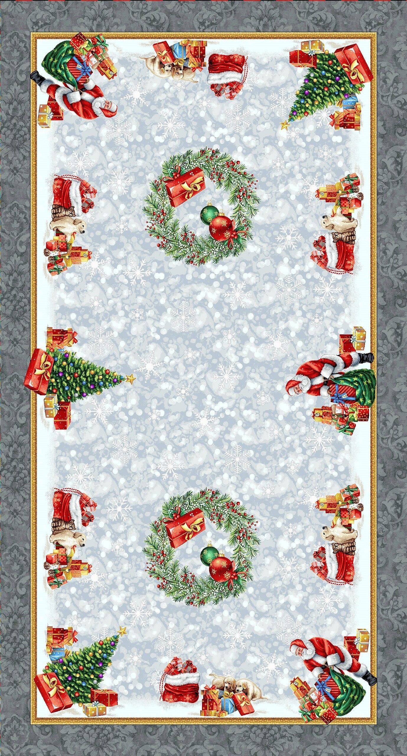 Boże Narodzenie - Panele do szycia: Obrusy, bieżniki, serwetki. / Obrus V05 P - 140x260