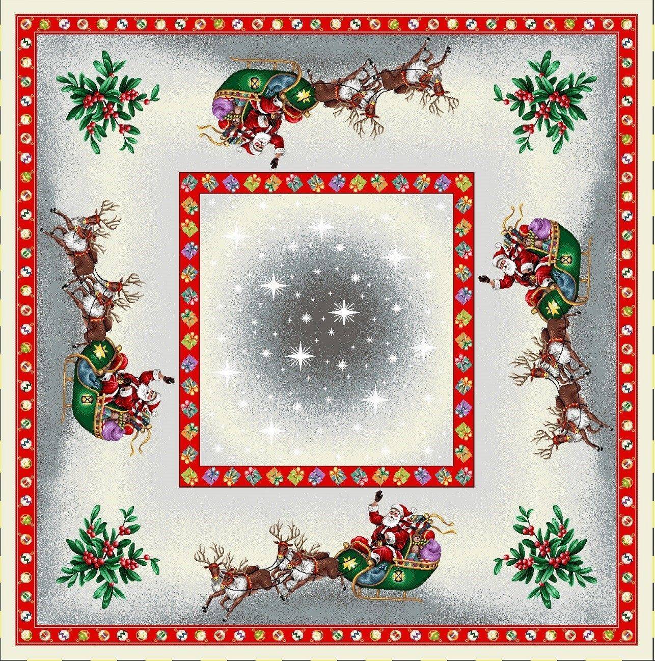 Boże Narodzenie - Gotowe Produkty / Obrus 243 - 100x100