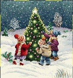 Boże Narodzenie - Gotowe Produkty / Podkładka 1111 - 20x20 PROMOCJA