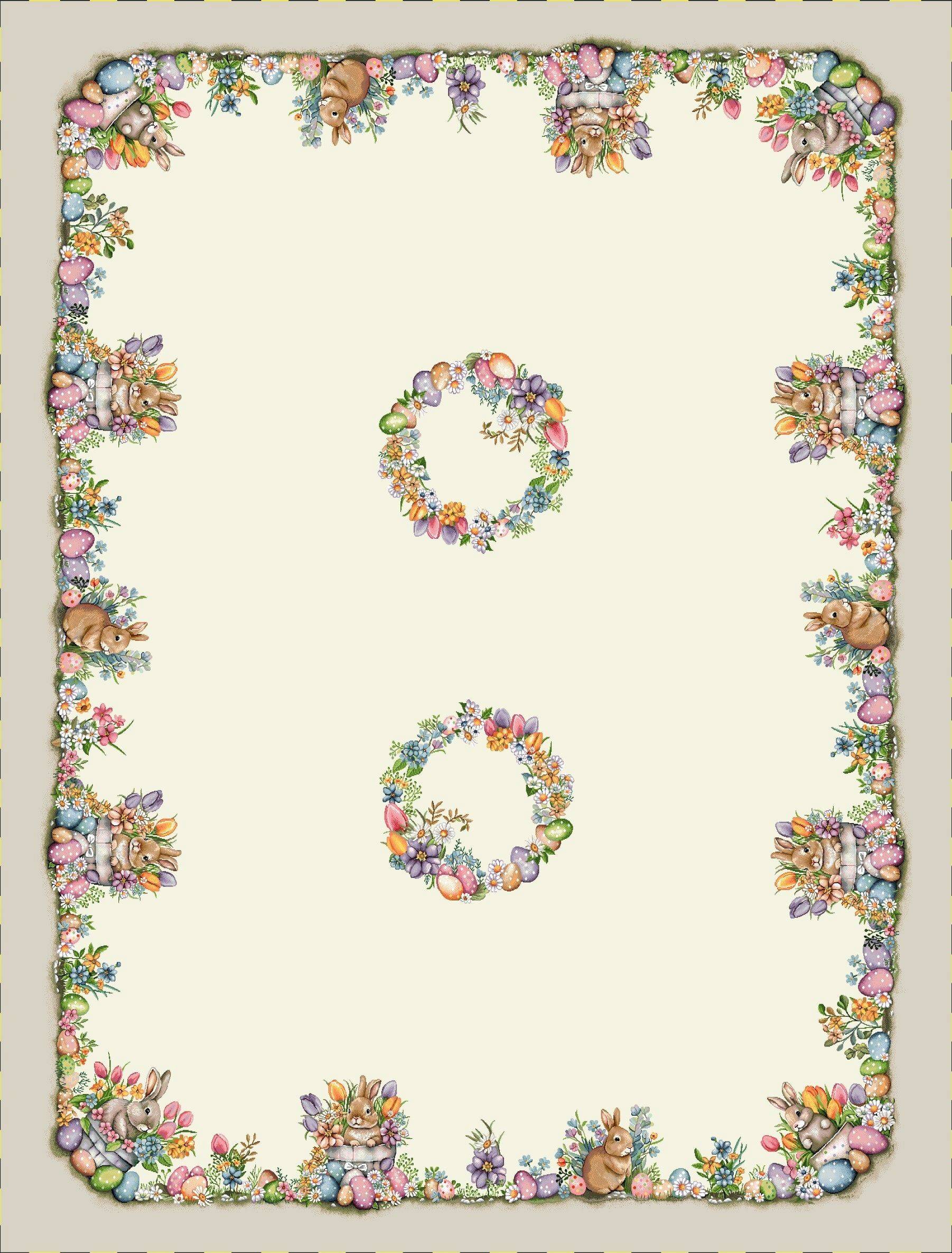 Wielkanoc Wiosna - Gotowe produkty / Obrus 1289LI - 140x240