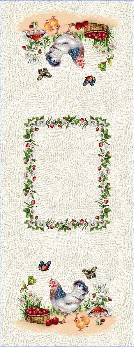 Całoroczne - Panele do szycia: Obrusy, bieżniki, serwetki. / Bieżnik 1287RK P - 40x100