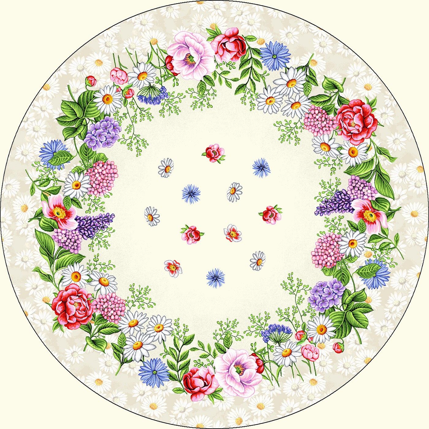 Całoroczne - Gotowe produkty / Obrus Okrągły V124 - Q140