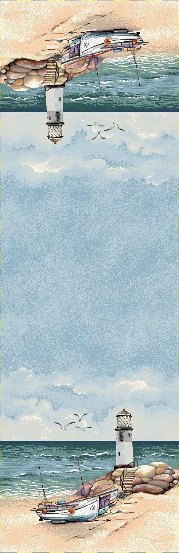 Całoroczne - Gotowe produkty / Bieżnik 1339 - 47x140