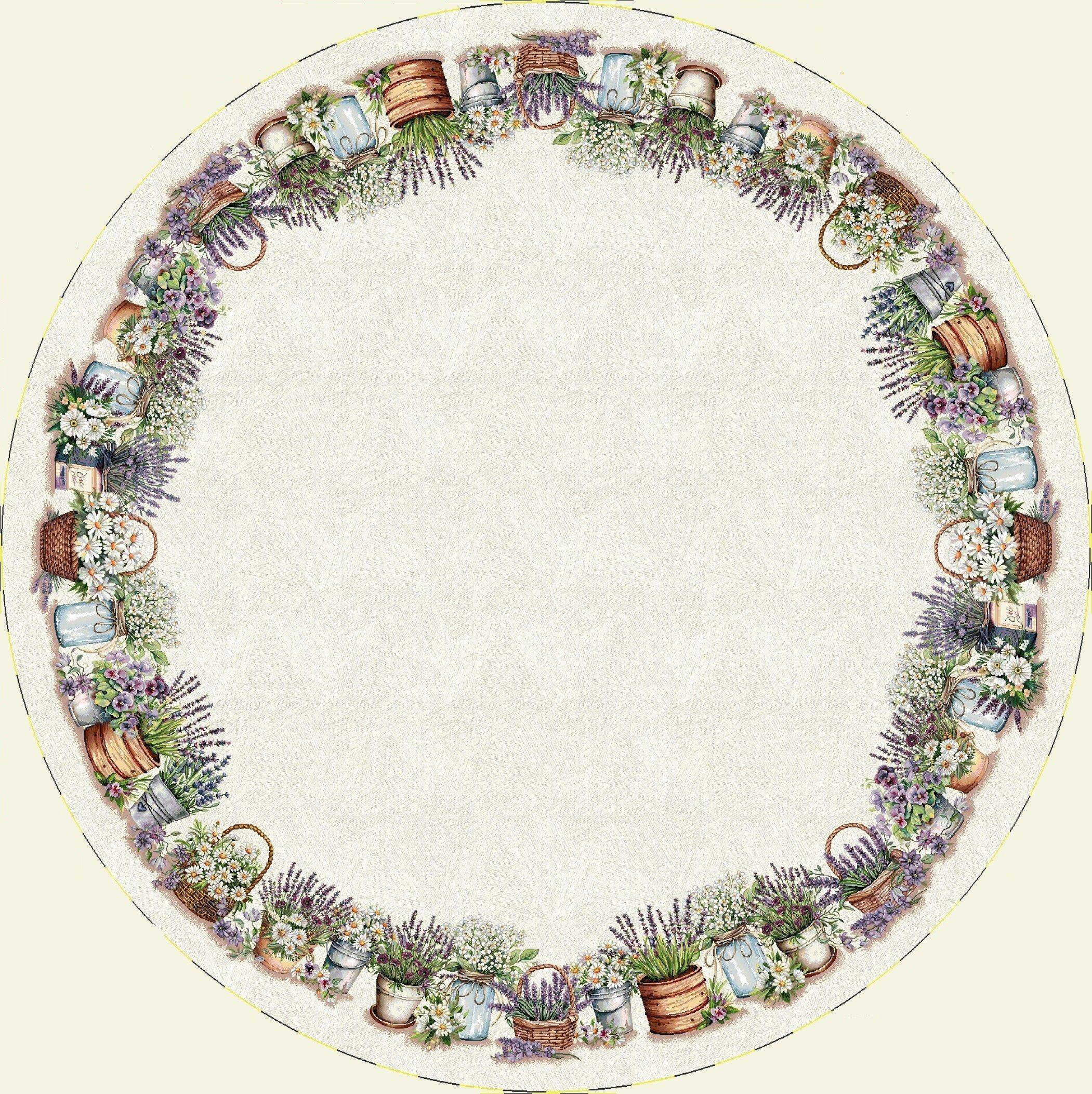 Całoroczne - Gotowe produkty / Obrus Okrągły 1363 - Q185