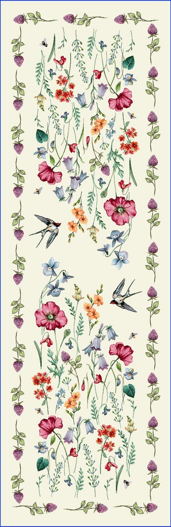 Całoroczne - Panele do szycia: Obrusy, bieżniki, serwetki. / Bieżnik 862 P - 47x140