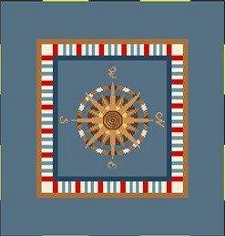 Całoroczne - Panele do szycia: Obrusy, bieżniki, serwetki. / Podkładka 366 P - 20x20