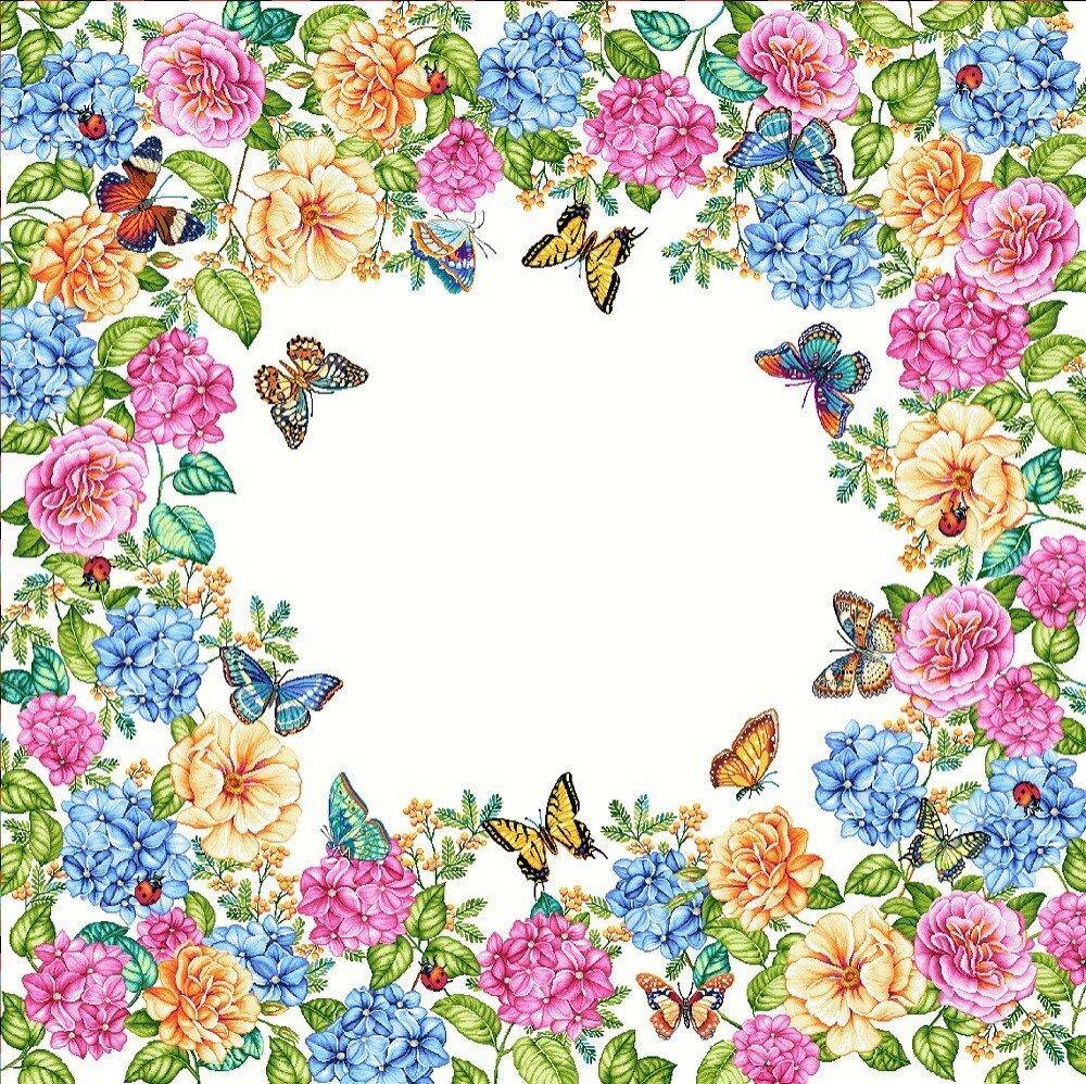 Całoroczne - Panele do szycia: Obrusy, bieżniki, serwetki. / Obrus V126 P - 100x100