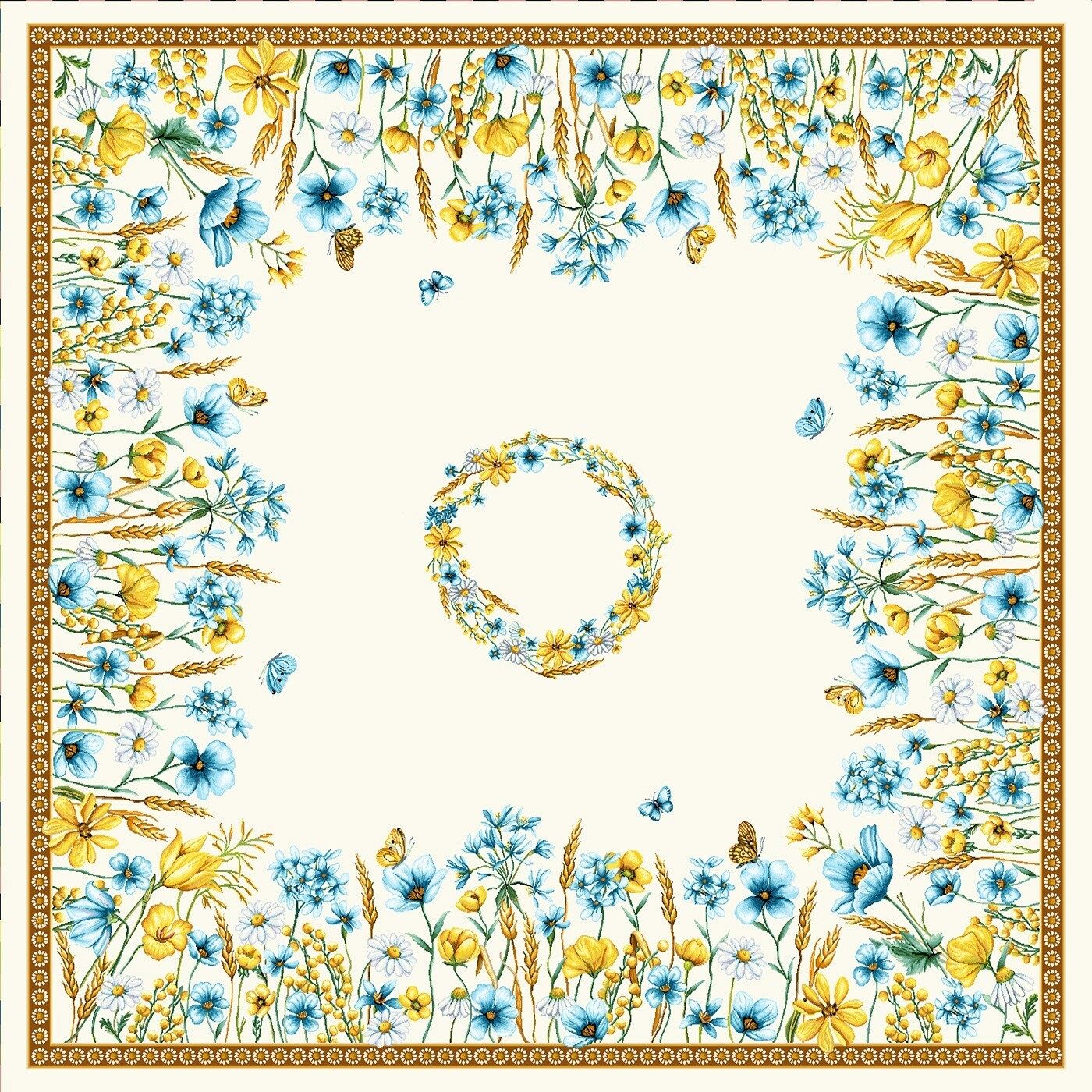 Całoroczne - Panele do szycia: Obrusy, bieżniki, serwetki. / Obrus V127 P - 100x100