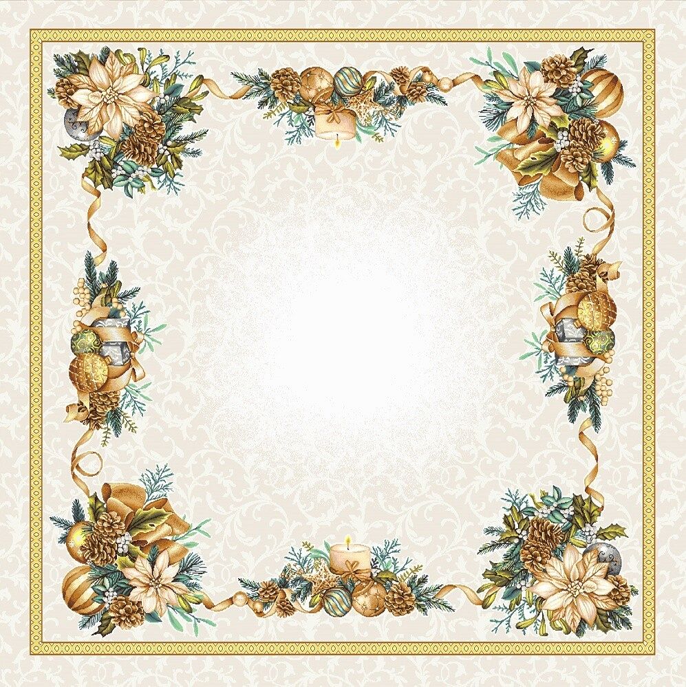 Boże Narodzenie - Panele do szycia: Obrusy, bieżniki, serwetki. / Obrus V18 P - 100x100