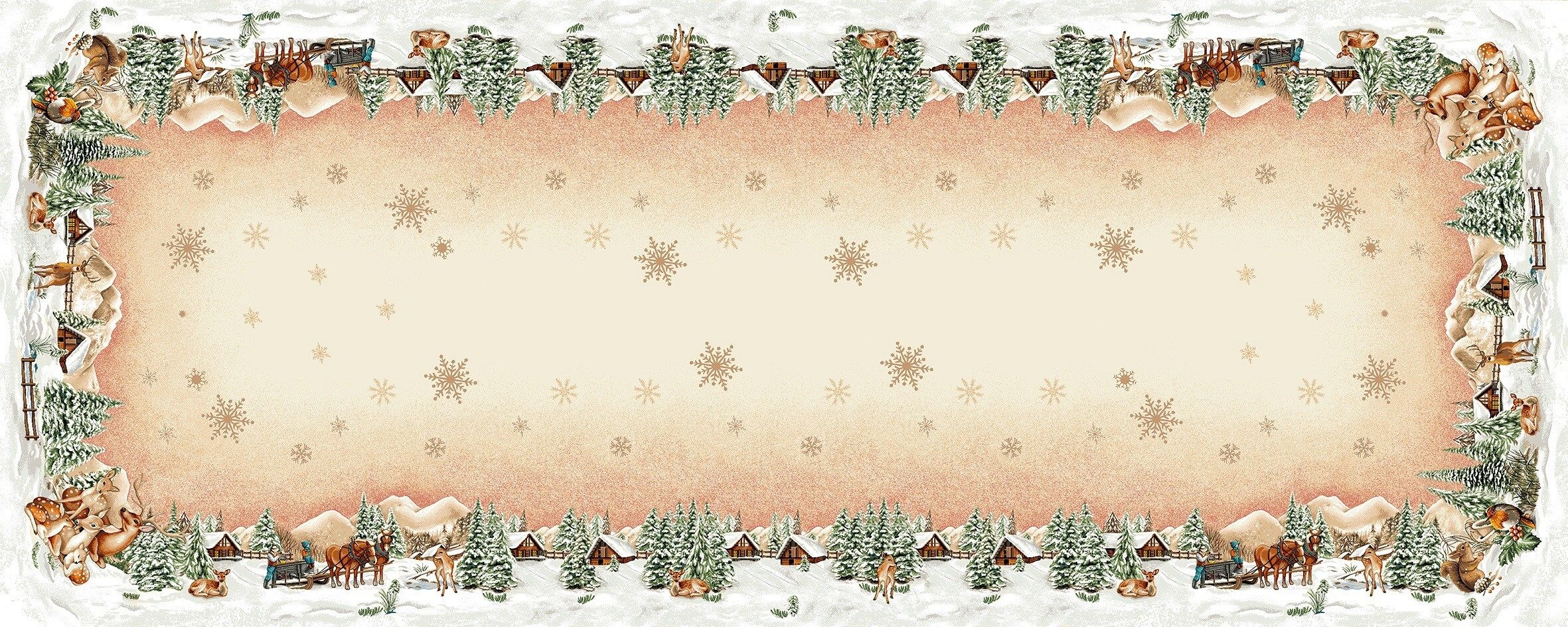 Boże Narodzenie - Gotowe Produkty / Obrus DZ01 - 140x350 Lurex