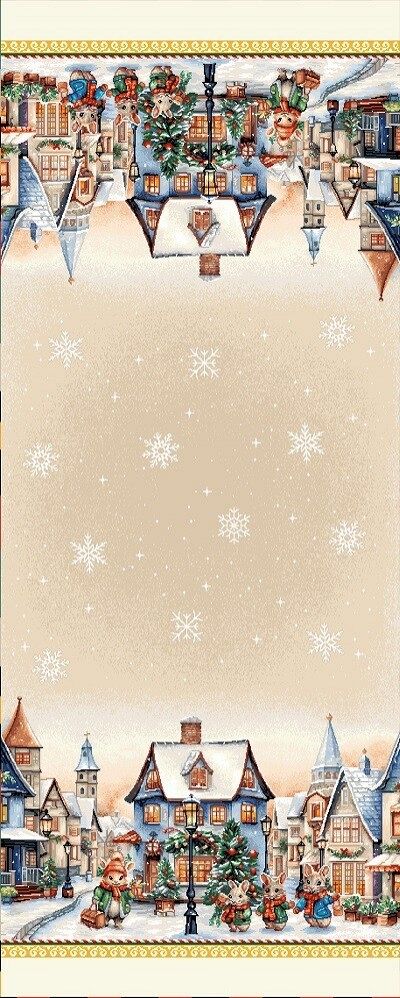 Boże Narodzenie - Gotowe Produkty / Bieżnik M02 - 40x100 Micro+Lurex