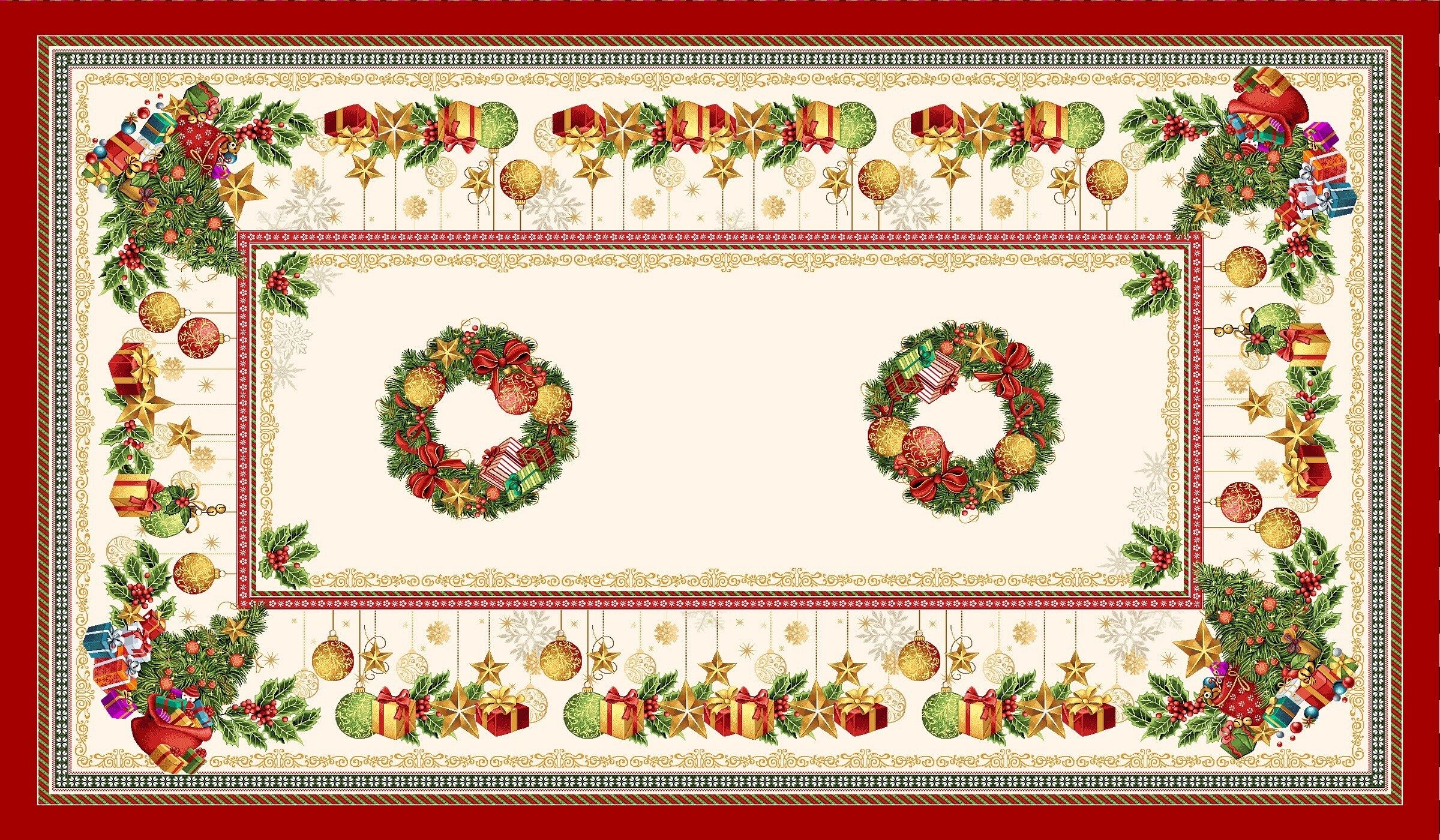 Boże Narodzenie - Gotowe Produkty / Obrus V16 - 140x240