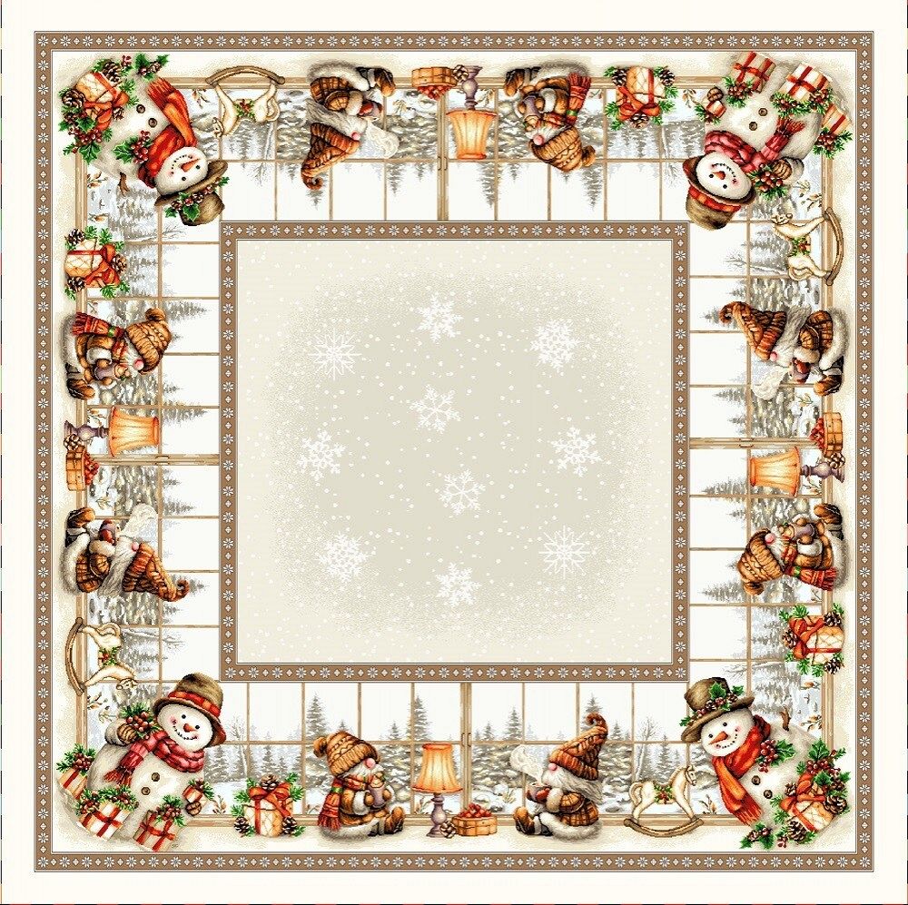 Boże Narodzenie - Gotowe Produkty / Obrus V32 - 100x100