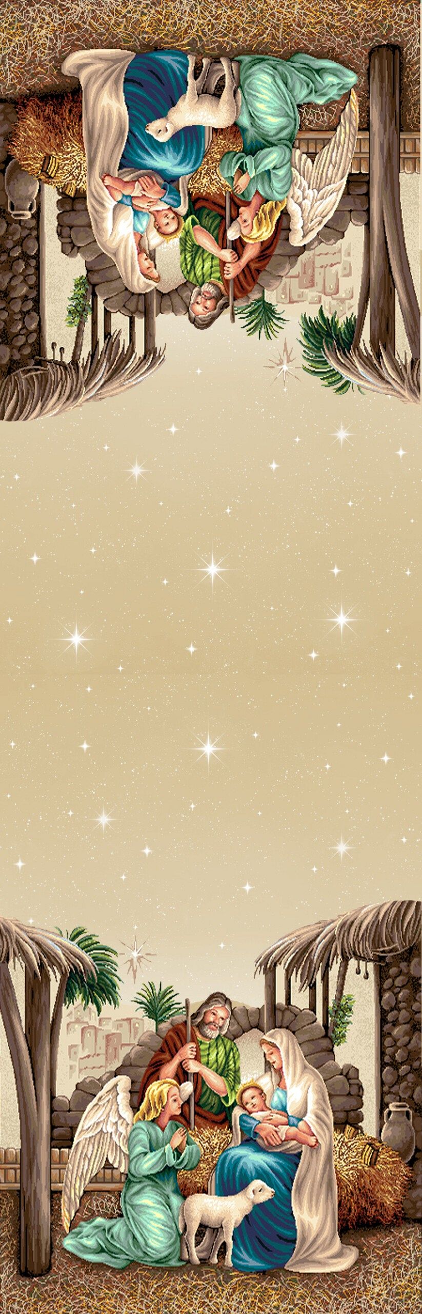 Boże Narodzenie - Gotowe Produkty / Bieżnik V33 - 45x140