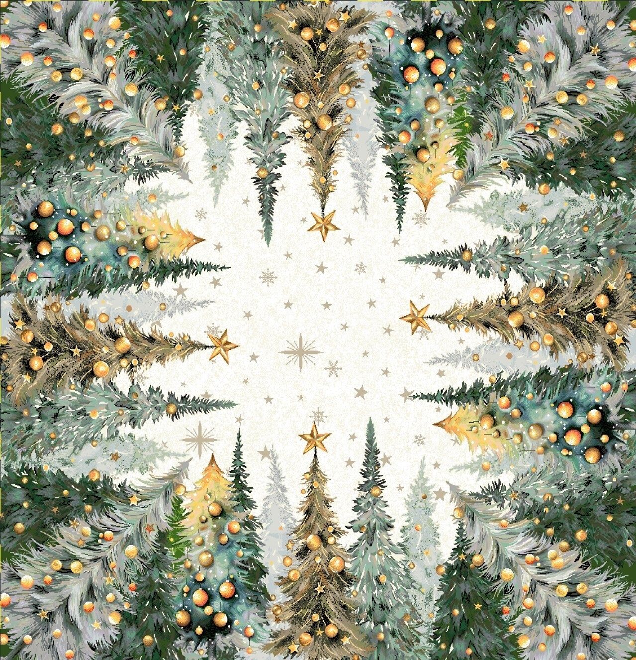 Boże Narodzenie - Gotowe Produkty / Obrus 1387FN - 100x100