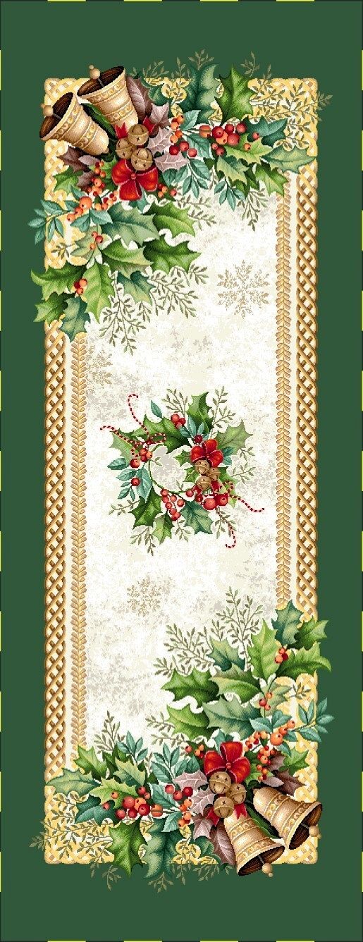 Boże Narodzenie - Gotowe Produkty / Bieżnik 1386VE - 40x100