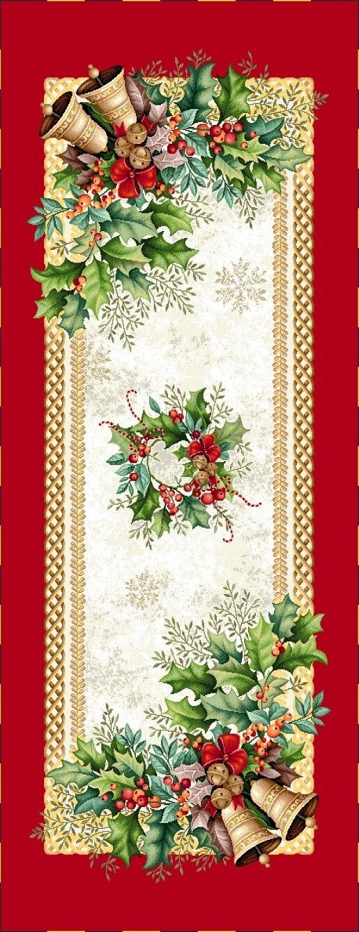 Boże Narodzenie - Gotowe Produkty / Bieżnik 1386RJ - 40x100