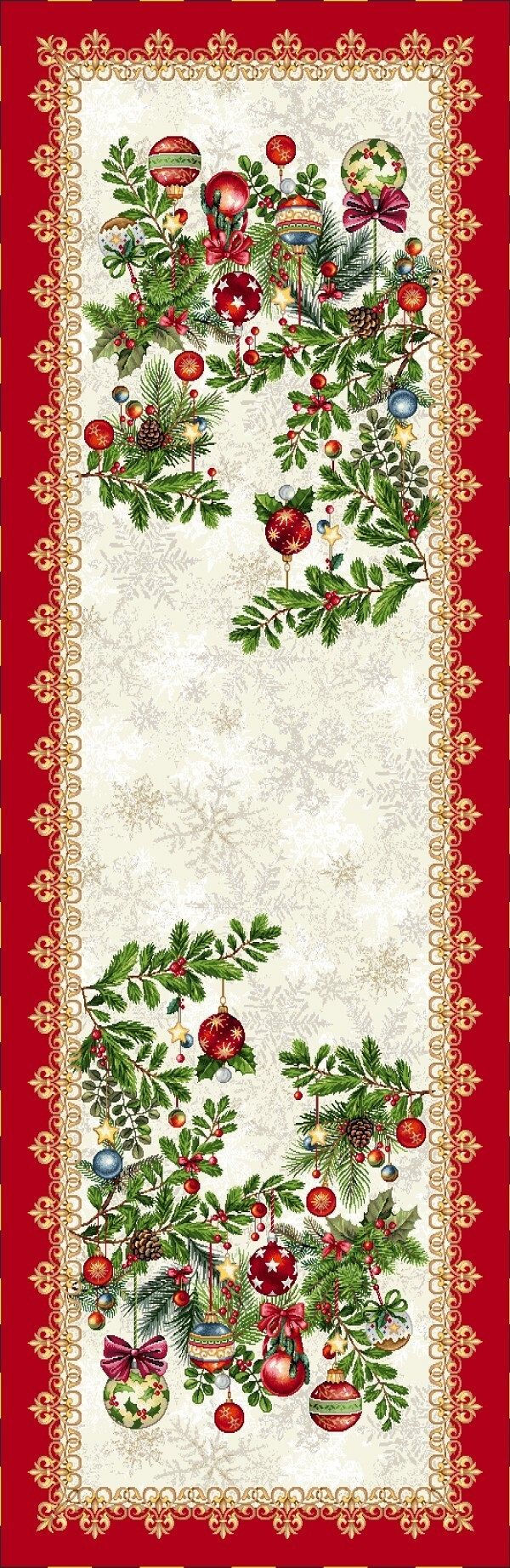 Boże Narodzenie - Gotowe Produkty / Bieżnik 1335 - 47x180