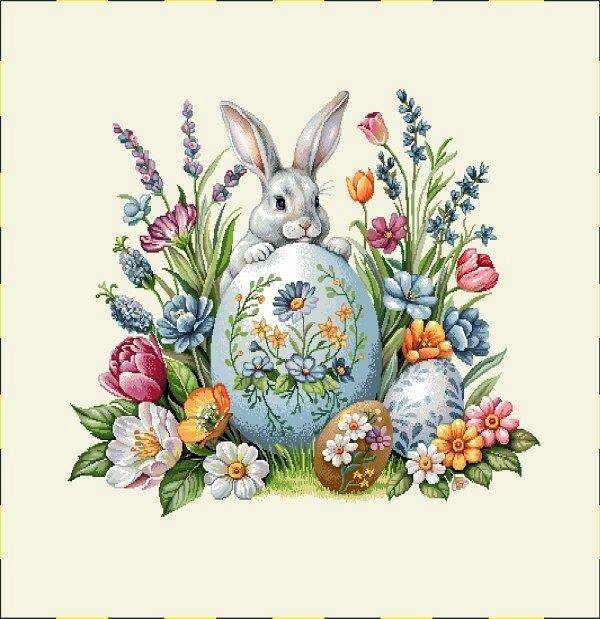 PANELE Wielkanoc Wiosna / 1364NA P - 45x45