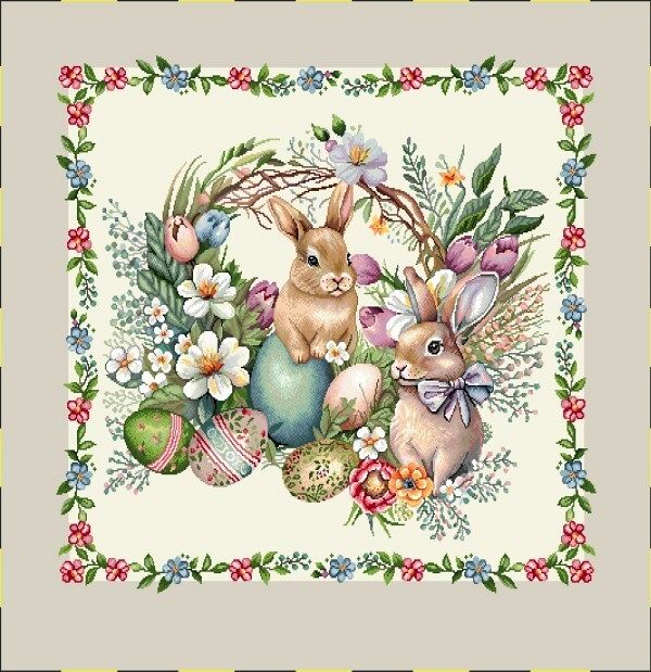 PANELE Wielkanoc Wiosna / 1397 P - 45x45