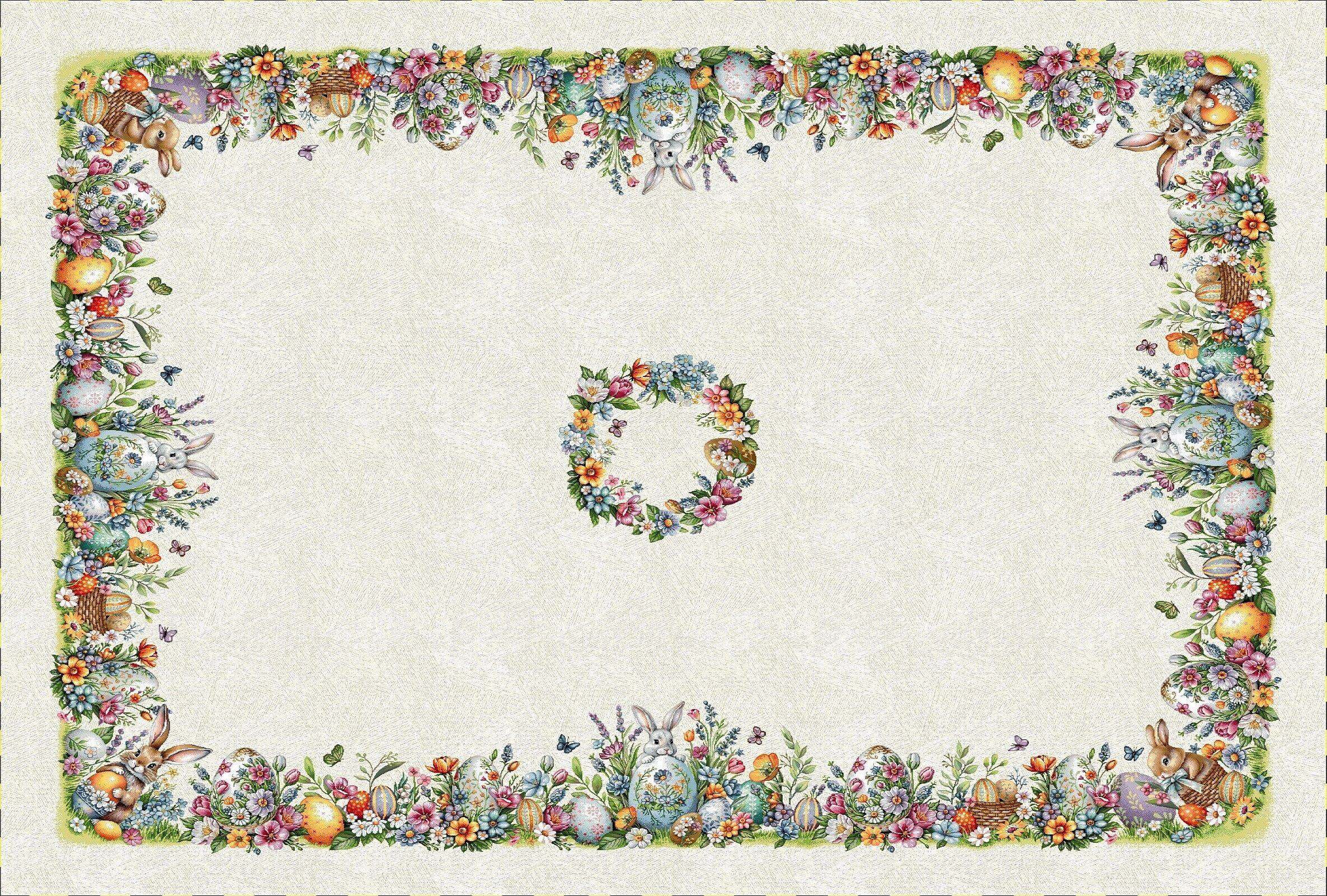 Wielkanoc Wiosna - Panele do szycia: Obrusy, bieżniki, serwetki. / Obrus 1364RK P -140x240