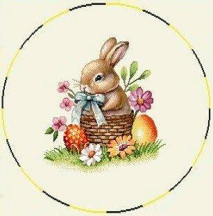 Wielkanoc Wiosna - Panele do szycia: Obrusy, bieżniki, serwetki. / Podkładka 1364NA P - Q23