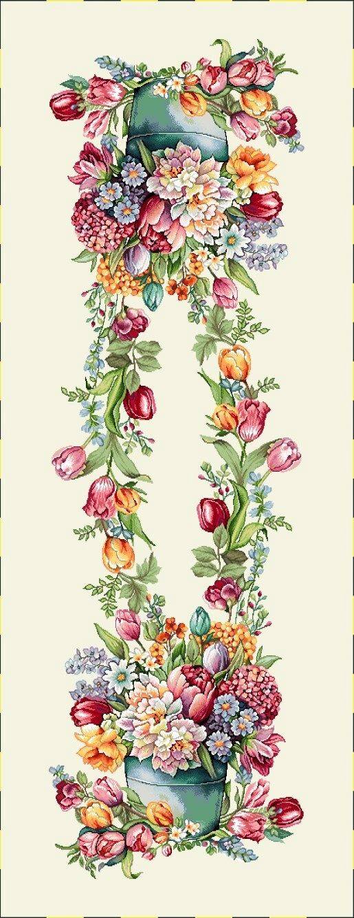 Wielkanoc Wiosna - Panele do szycia: Obrusy, bieżniki, serwetki. / Bieżnik 1419NA P - 40x100