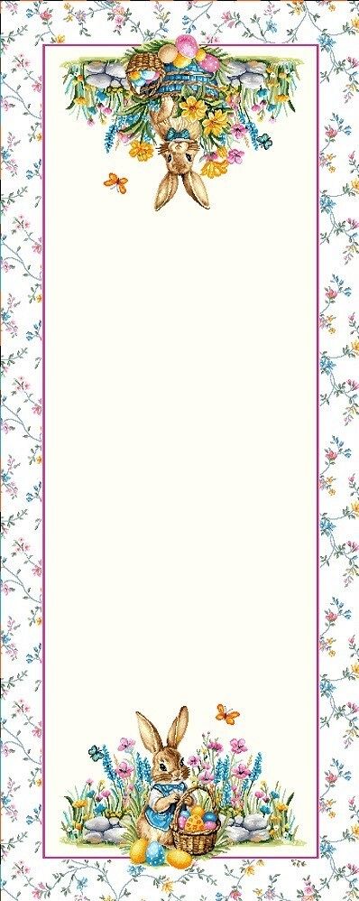 Wielkanoc Wiosna - Panele do szycia: Obrusy, bieżniki, serwetki. / Bieżnik V66 P- 40x100