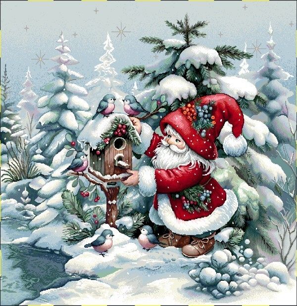 PANELE - Boże Narodzenie / 1395A P - 45x45