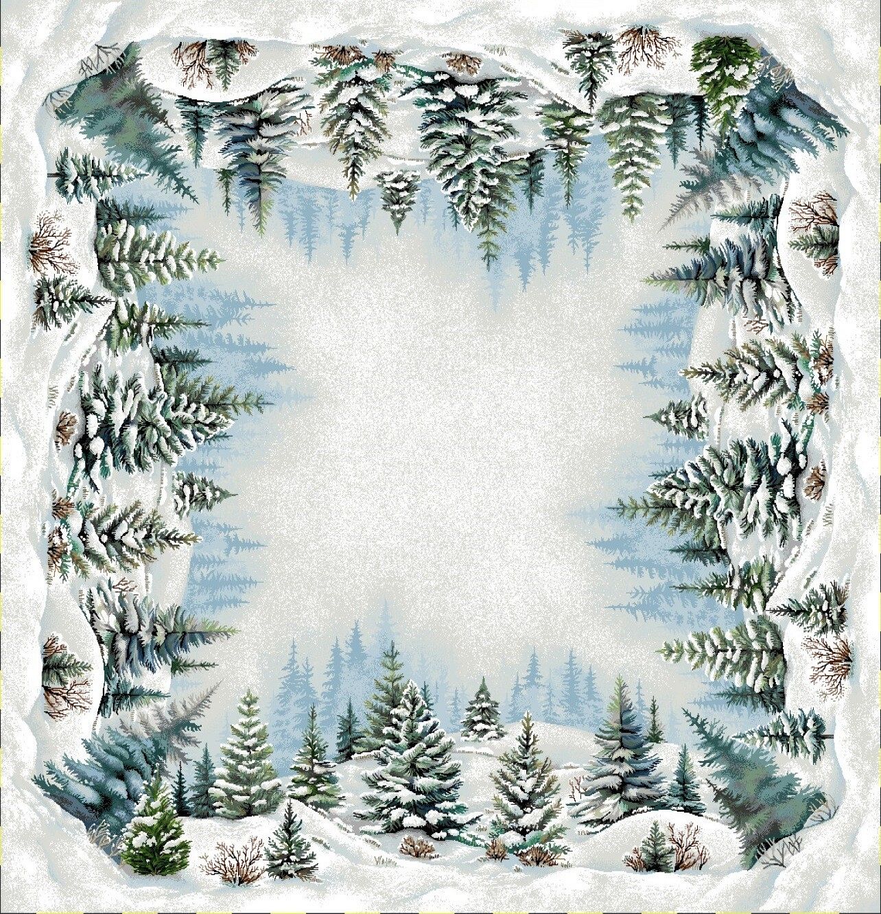 Boże Narodzenie - Panele do szycia: Obrusy, bieżniki, serwetki. / Obrus 1449 P - 100x100