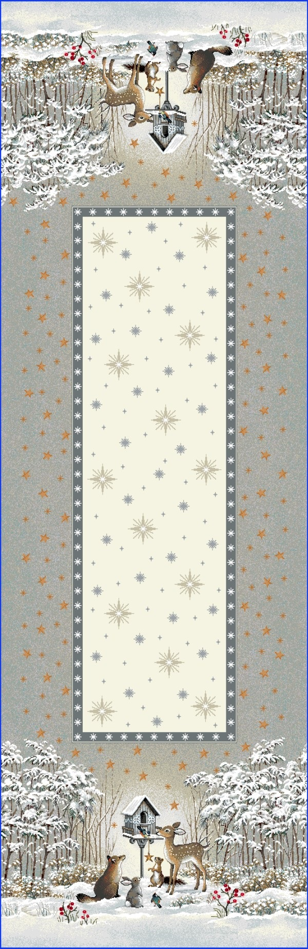 Boże Narodzenie - Panele do szycia: Obrusy, bieżniki, serwetki. / Bieżnik 854 P - 47x140