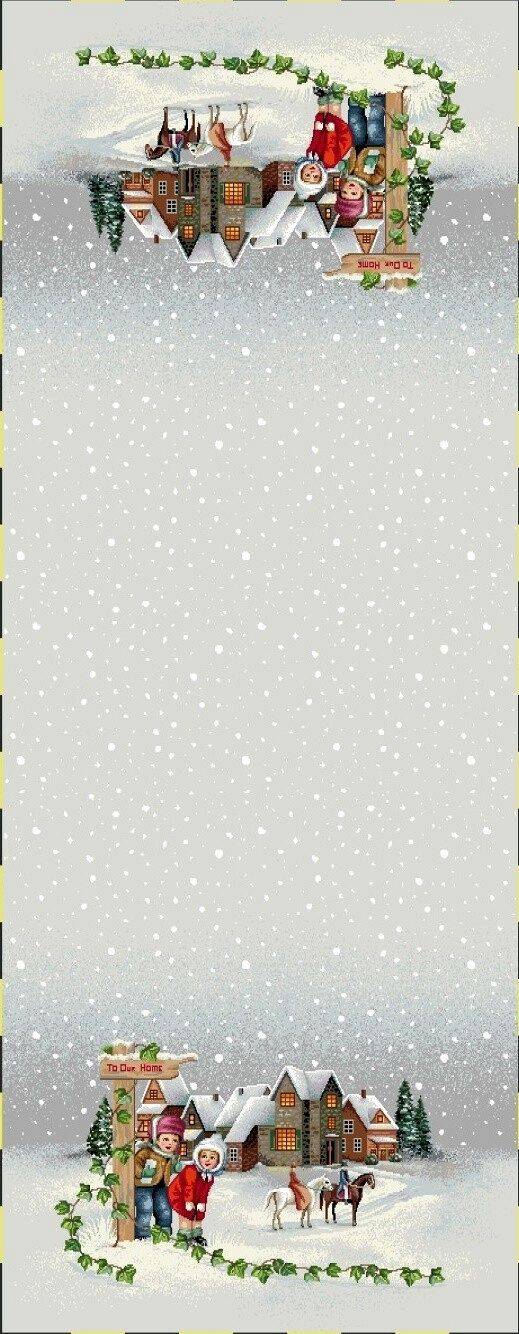 Boże Narodzenie - Panele do szycia: Obrusy, bieżniki, serwetki. / Bieżnik 1264 P - 40x100