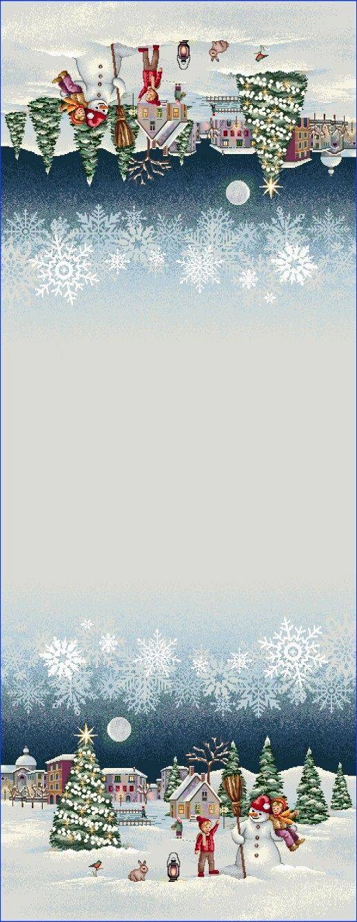 Boże Narodzenie - Panele do szycia: Obrusy, bieżniki, serwetki. / Bieżnik 1265 P - 40x100