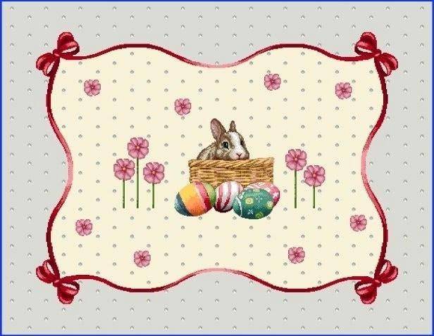 Wielkanoc Wiosna - Panele do szycia: Obrusy, bieżniki, serwetki. / Podkładka 647 P - 40x50