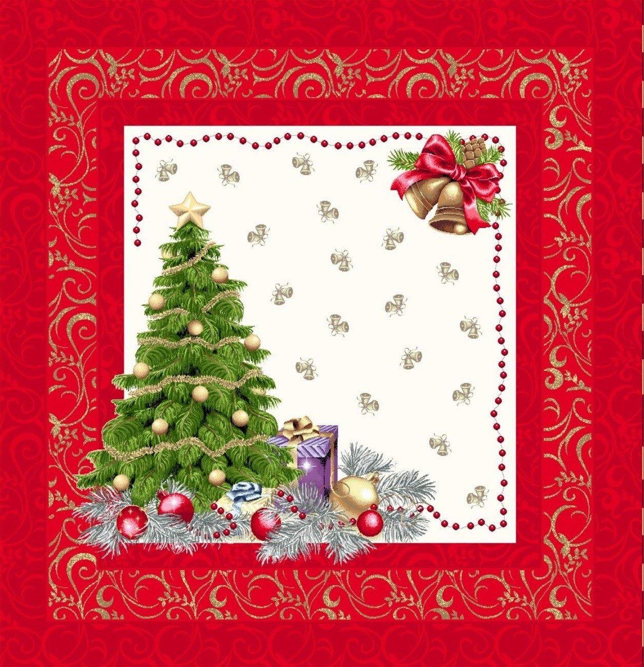 Boże Narodzenie - Gotowe Produkty / Obrus 536R - 100x100