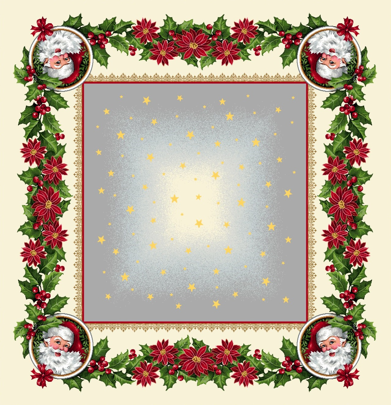 Boże Narodzenie - Gotowe Produkty / Obrus 486 - 100x100