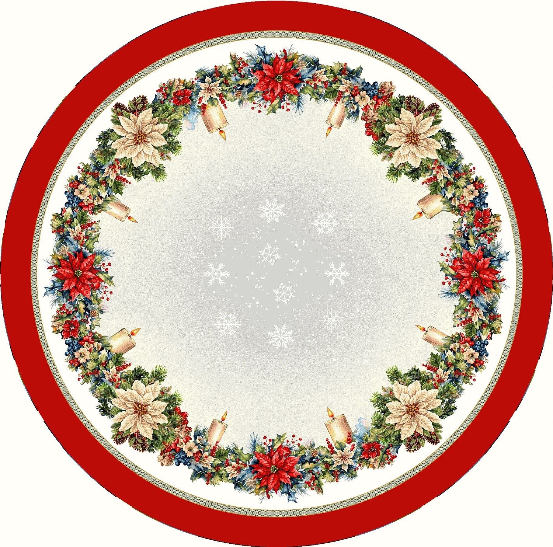 Boże Narodzenie - Panele do szycia: Obrusy, bieżniki, serwetki. / Obrus V29 P - Q180