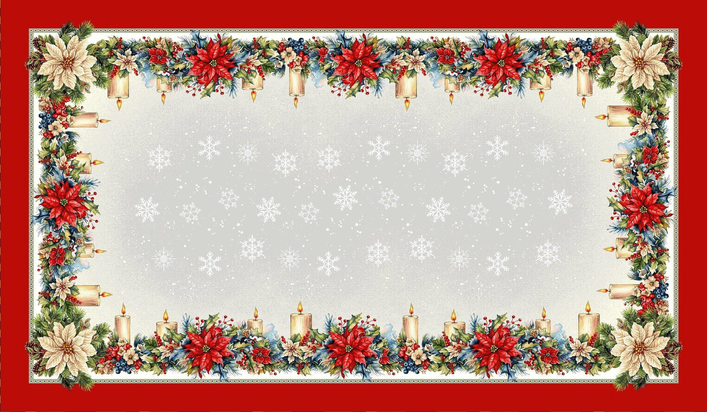 Boże Narodzenie - Panele do szycia: Obrusy, bieżniki, serwetki. / Obrus V29 P - 140x240