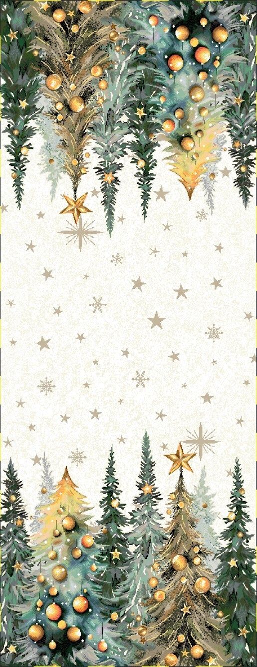 Boże Narodzenie - Panele do szycia: Obrusy, bieżniki, serwetki. / Bieżnik 1387FN P - 40x100