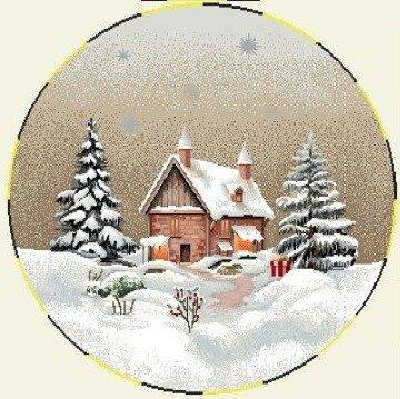 Boże Narodzenie - Panele do szycia: Obrusy, bieżniki, serwetki. / Podkładka 1376 P - Q27