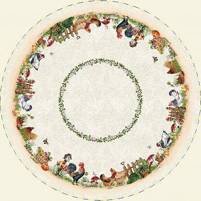 Obrus Okrągły 1287RK - Q140