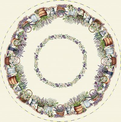 Obrus Okrągły 4092  - Q140