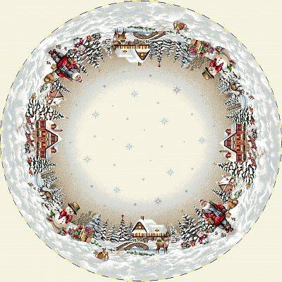 Obrus Okrągły 1376 P - Q140